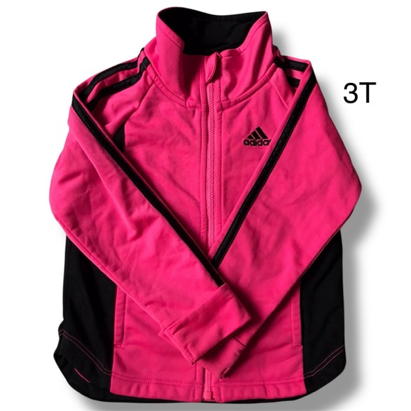 Adidas Toddler Girl Jacket Size 3T - Picture 3 of 4